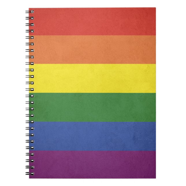 Cuaderno Rayas arcoiris (Frente)