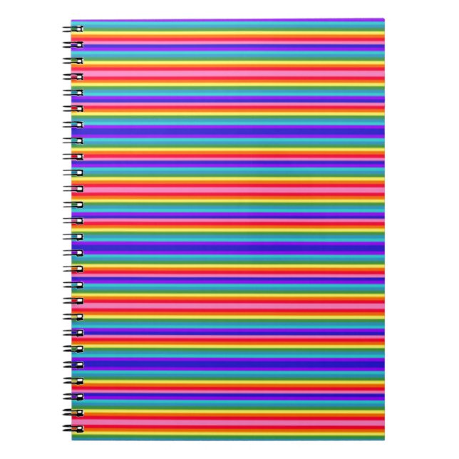 Cuaderno Rayas arcoiris (Frente)