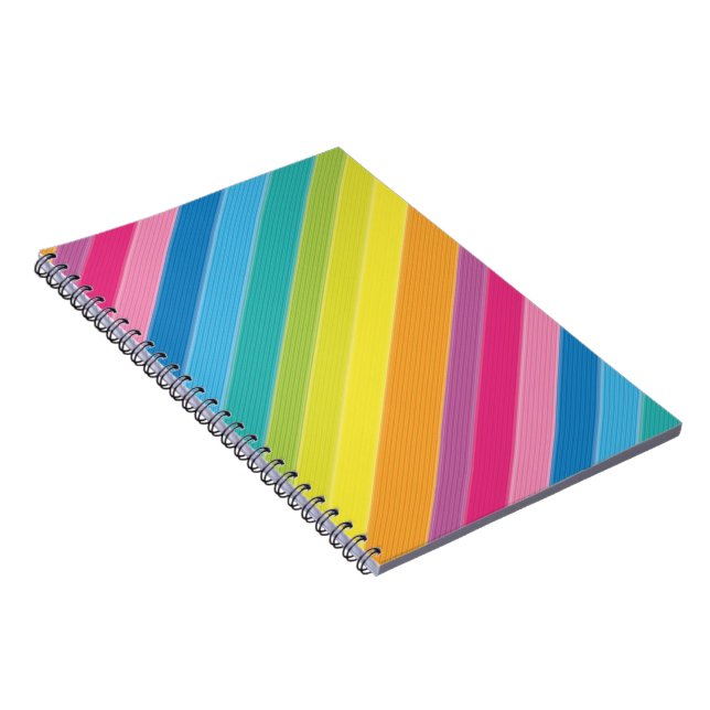 Cuaderno Rayas arcoiris (Lado Derecho)