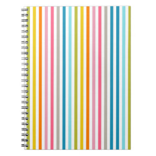 Cuaderno Rayas arcoiris de verano