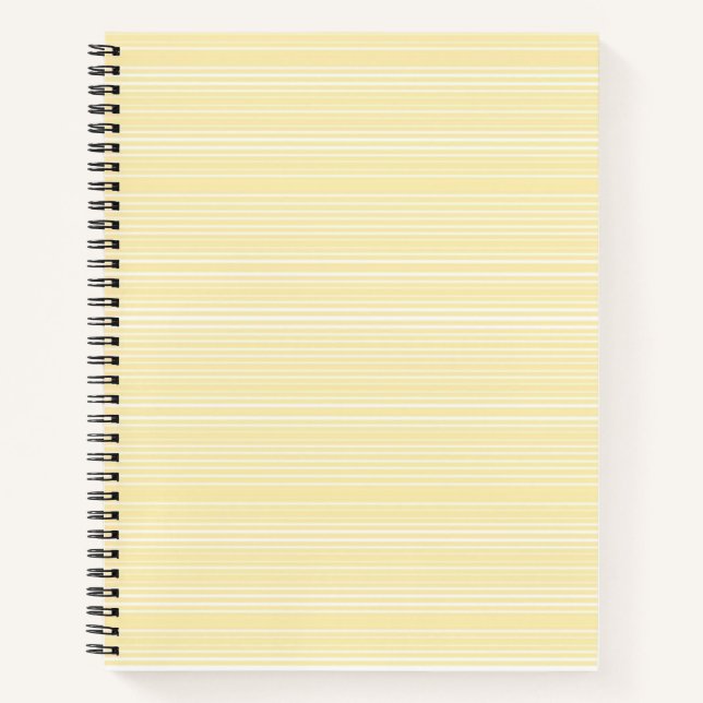 Cuaderno rayas arte abstracto moderno (Anverso)