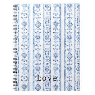Cuaderno Rayas Azules Rústicas Italianas de Sicilia