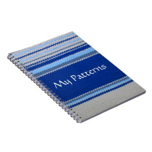 Cuaderno - Rayas Azules y Blancas