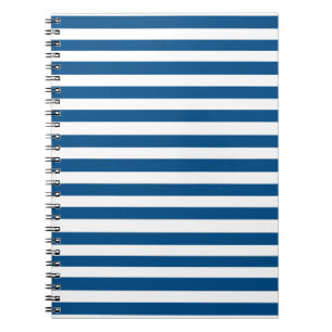 Cuaderno Rayas azules y blancas