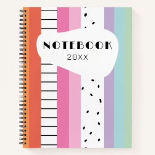 Cuaderno Rayas caprichosas pop