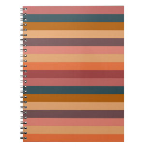 Cuaderno Rayas de acuarela de puesta de sol