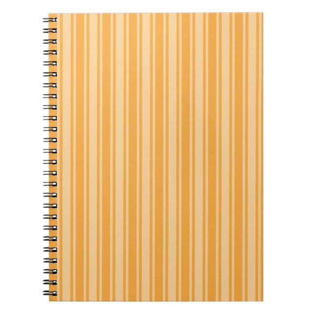 Cuaderno Rayas de caramelo amarillo (Frente)