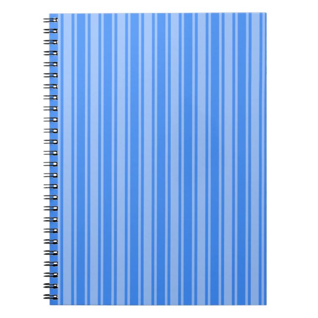 Cuaderno Rayas de caramelo azul (Frente)