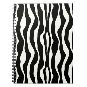 Cuaderno Rayas de cebra - Blanco y negro