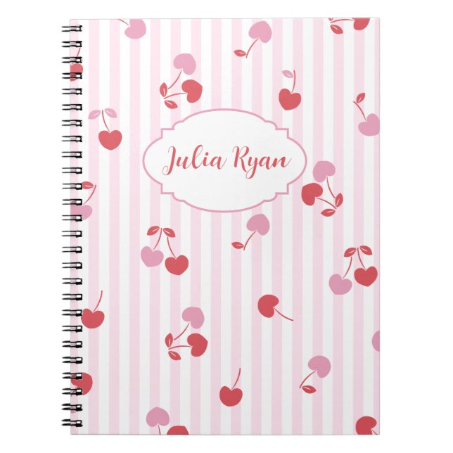 Cuaderno Rayas de Cereza (Frente)