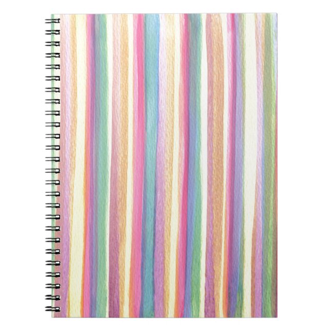 Cuaderno Rayas de color de agua (Frente)
