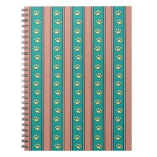 Cuaderno Rayas de Huella de Pata