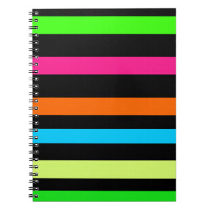 Cuaderno Rayas de neón