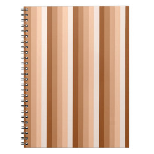 Cuaderno Rayas de sombra de naranja quemadas