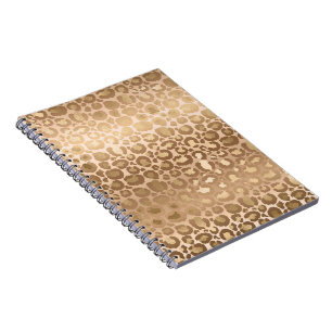 Cuaderno Rayas de Tigre Marrón Claro Estampado Animal Safar