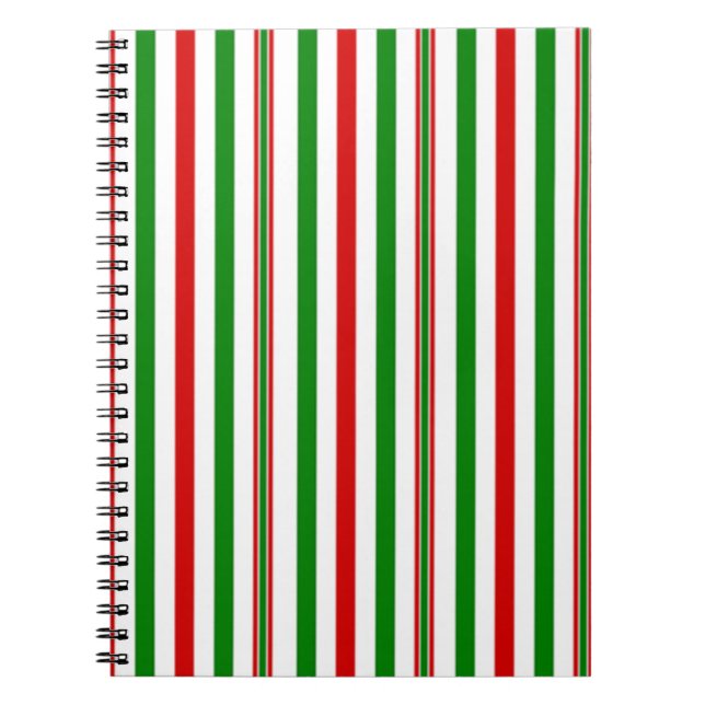 Cuaderno Rayas decorativas de navidades (Frente)