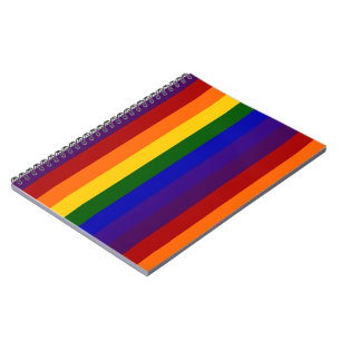 Cuaderno Rayas del arco iris