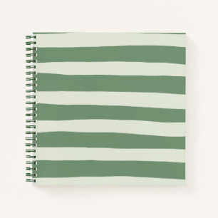 Cuaderno Rayas desiguales - Verde