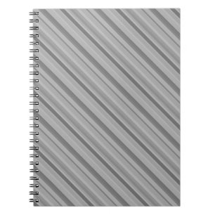 Cuaderno Rayas diagonales grises