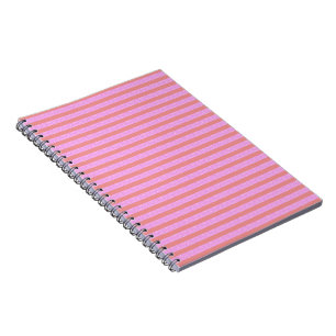 Cuaderno Rayas geométricas rosadas