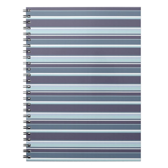 Cuaderno Rayas grises azules (Frente)