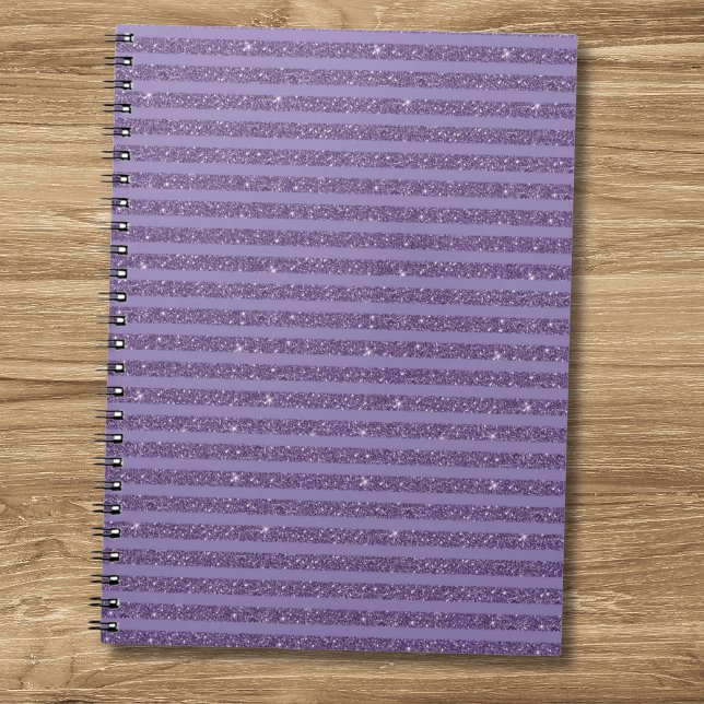 Cuaderno Rayas horizontales de estilo brillo ciruela ahumad (Subido por el creador)