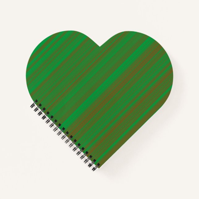 Cuaderno Rayas marrones verdes (Anverso)