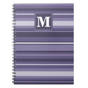 Cuaderno Rayas moradas monográficas
