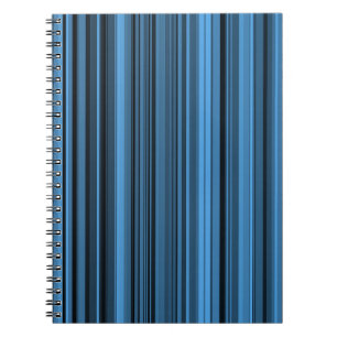 Cuaderno Rayas Negras Azules