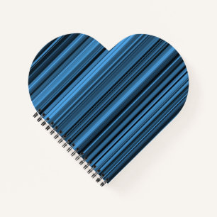 Cuaderno Rayas Negras Azules