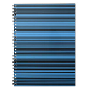 Cuaderno Rayas Negras Azules