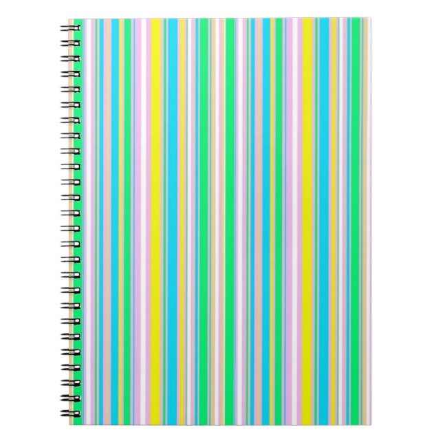 Cuaderno Rayas pastel (Frente)