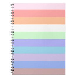 Cuaderno Rayas Pastel