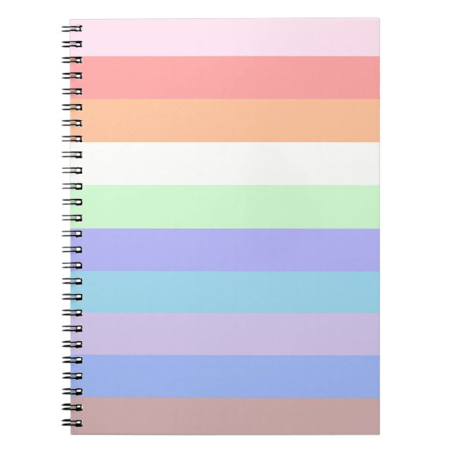 Cuaderno Rayas Pastel (Frente)