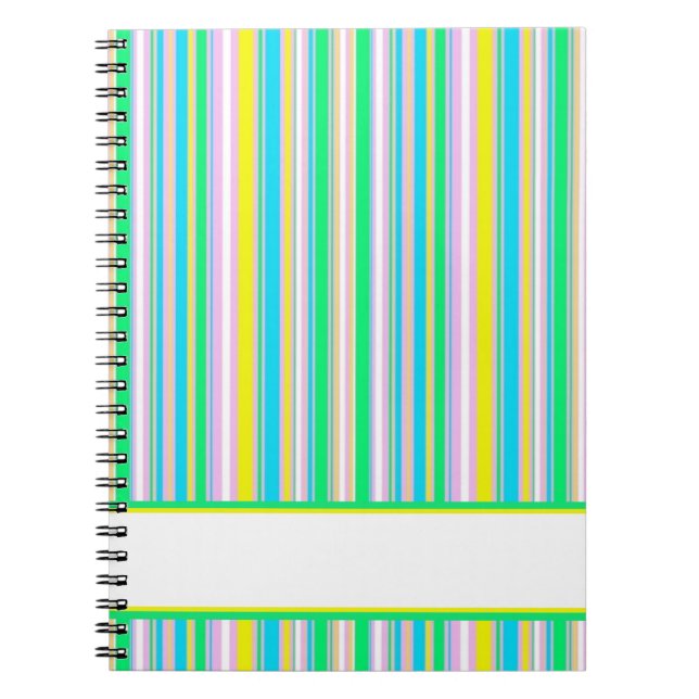 Cuaderno Rayas pastel (Frente)