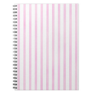 Cuaderno Rayas rosadas de la acuarela del fondo