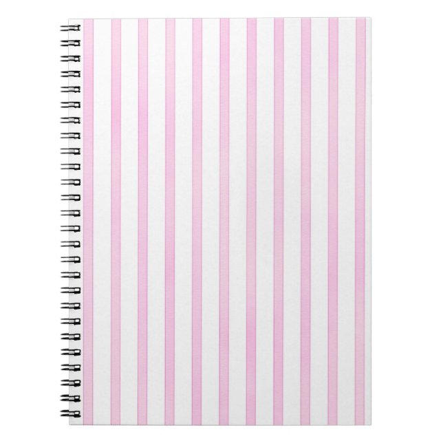 Cuaderno Rayas rosadas de la acuarela del fondo (Frente)