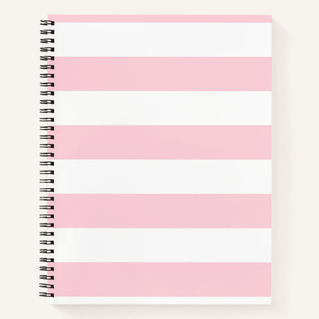 Cuaderno Rayas rosadas y blancas milenarias (Anverso)