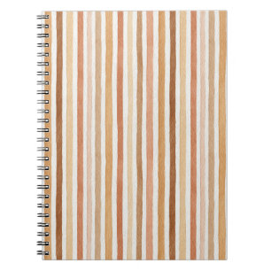 Cuaderno Rayas Rubor Crema Cacao Latte