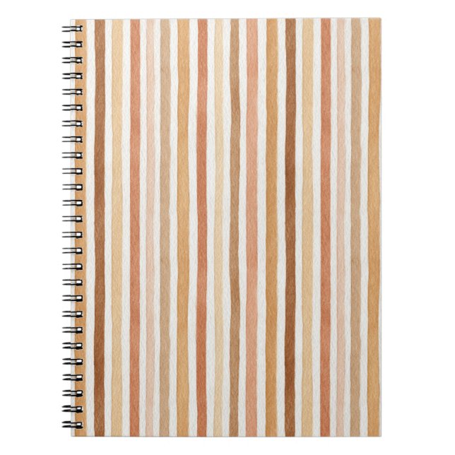 Cuaderno Rayas Rubor Crema Cacao Latte (Frente)