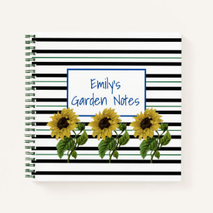 Cuaderno Rayas y Girasoles