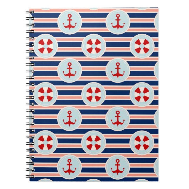 Cuaderno Rayas y modelo de puntos náuticos (Frente)