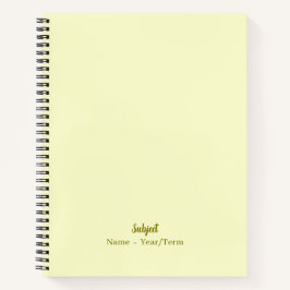 Cuaderno Rayo matutino suave
