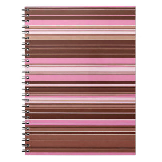 Cuaderno Rayo rosa y marrón