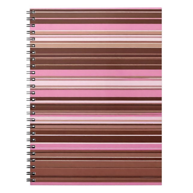 Cuaderno Rayo rosa y marrón (Frente)