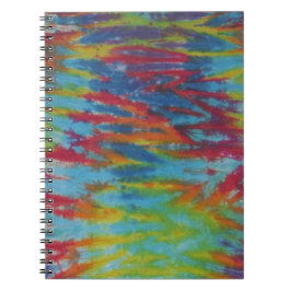 Cuaderno Rayos de tigre de arco iris tiras de colorante de 