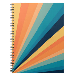 Cuaderno Rayos solares retro