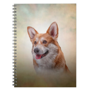 Cuaderno Raza de perro de dibujo Corgi galés