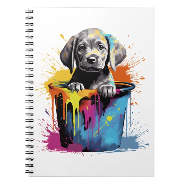 Cuaderno Raza de perro de Labrador para amantes del Labrado (Frente)