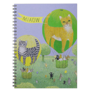 Cuaderno Raza del globo del gato